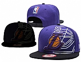 Lakers Fresh Logo Purple Black Adjustable Hat GS,baseball caps,new era cap wholesale,wholesale hats